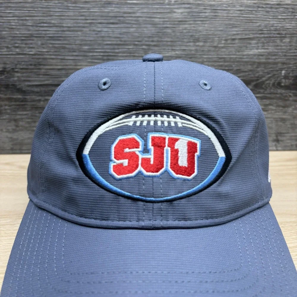 SJU Hat Cap Strap Back Mens‎ One Size Blue NCAA Football College Adidas